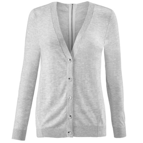 CAbi Sweaters - Cabi Grey Cobblestone Cardigan